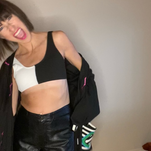 Colour Block Bra Top - Picture 4 of 7